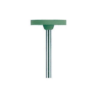 Gummipolerer skive grønn 14,5 x 2 mm 10 stk