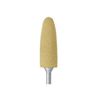 Gummipolerer tynn butt gul 7 x 20 mm 5 stk