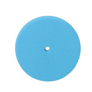 Gummipolerer hjul lysblå 3 x 22 mm 10 stk