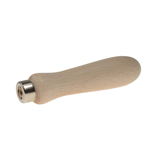 Viilanpää, puu, 100mm, kapeat sormusviilat