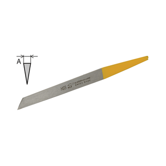 Kaiverrin, veitsi nro 18 1.8mm, 65 mm HSS Vallorbe