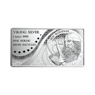 1 Kg Viking Eric Bloodaxe Sølv Myntbarre 2025