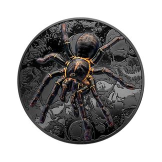 3 oz Thai Black Tarantula Sølvmynt