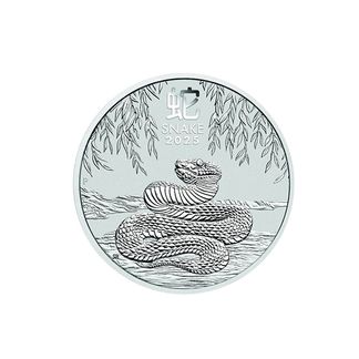 1/2 oz Year Of The Snake III Sølvmynt