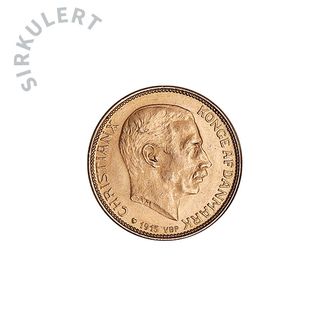 Sirkulert Dansk 20 Kroner Gullmynt