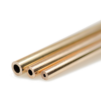 14K ljusguld rör rund 5,0X4,0 mm