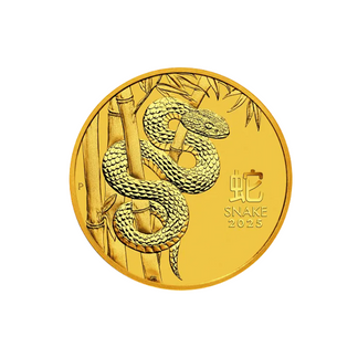 1/2 oz Lunar III Snake Gullmynt 2025