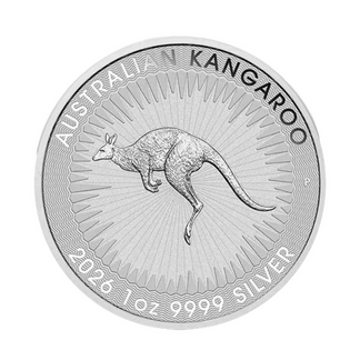 1 oz Australian Kangaroo Sølvmynt 2026